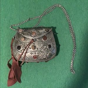 Sam Edelman “Thana” Silver Embellished Purse